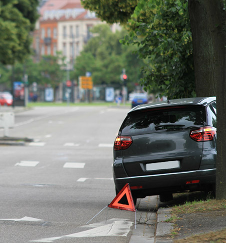 voiture en panne