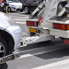 attelage voiture immobilisée